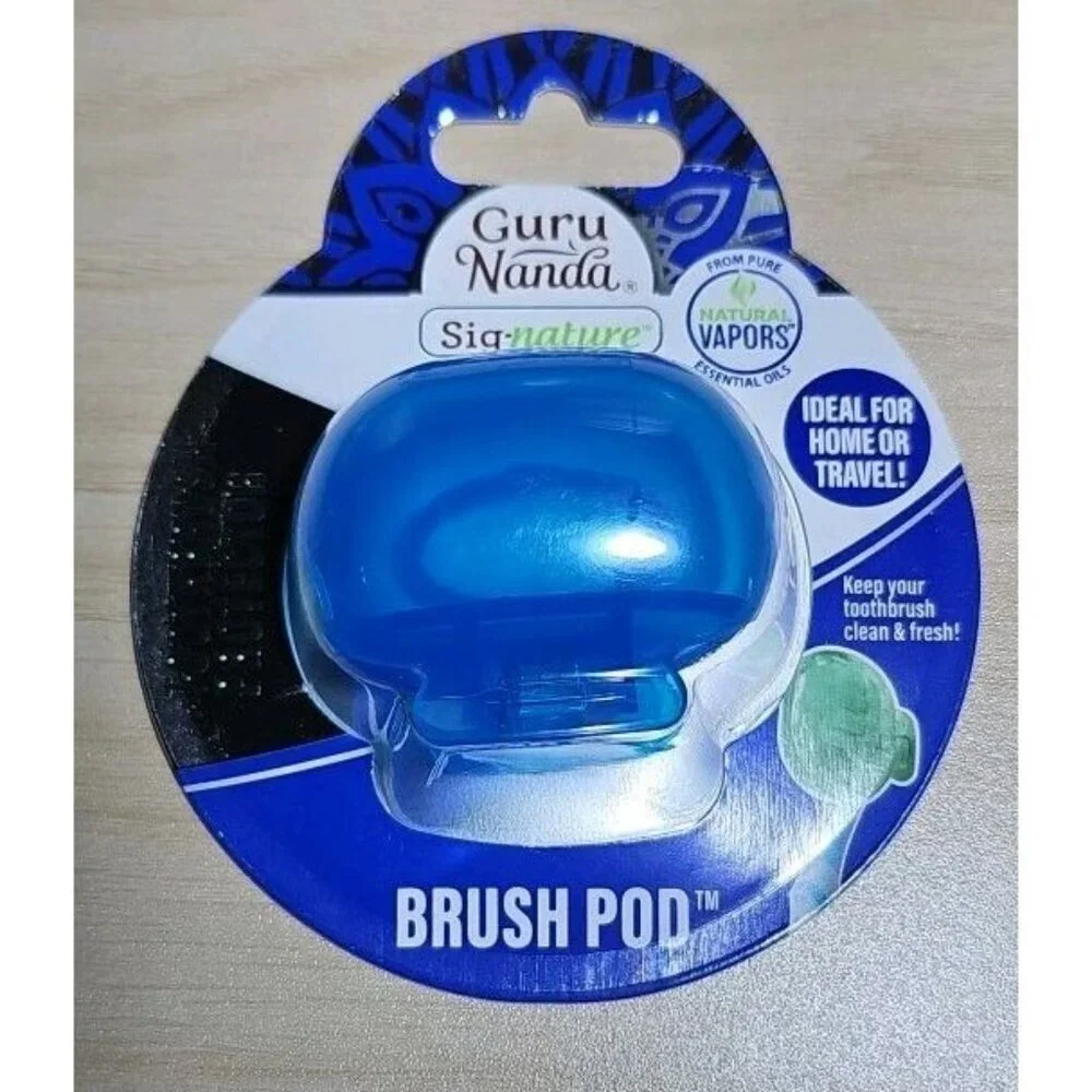 New Toothbrush Pod / Cap Compact & Travel Friendly Guru Nanda Signature